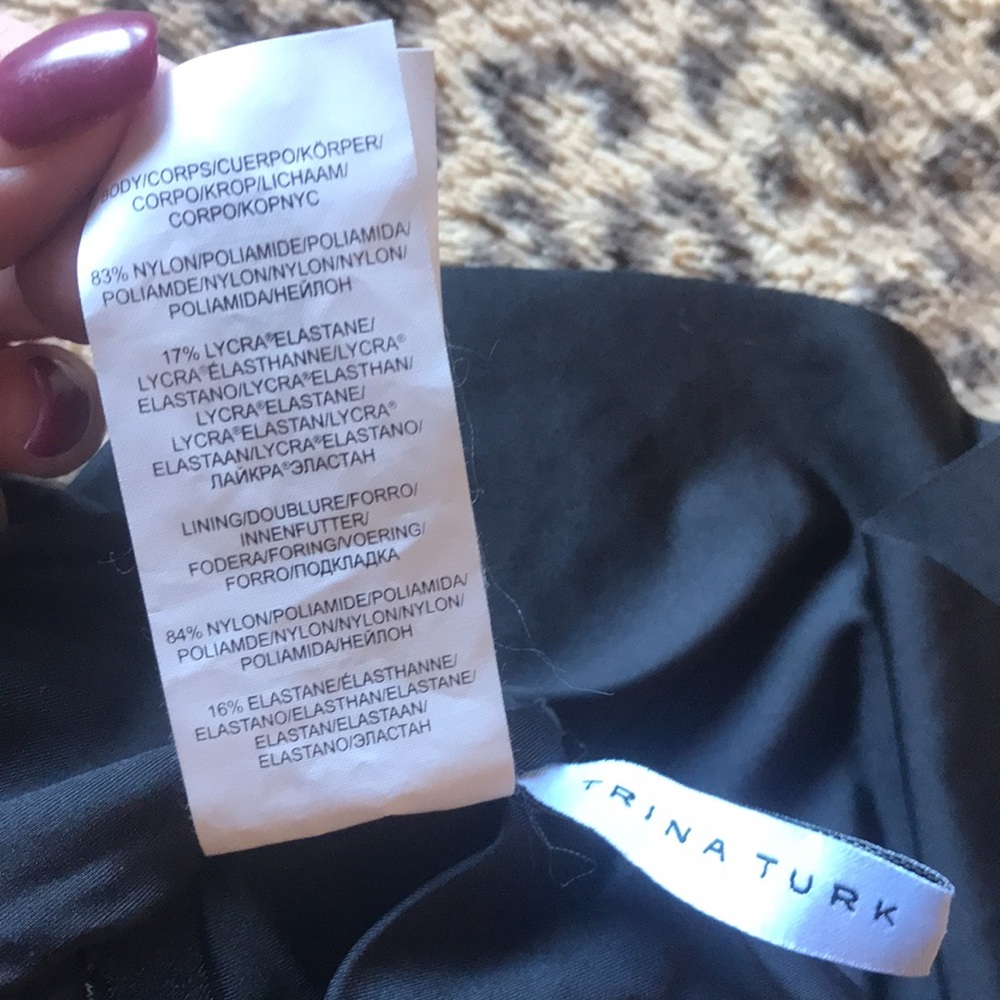 NWOT | Trina Turk Monaco Off The Shoulder Ruffle One Piece Swimsuit Size 2 - Picture 10 of 11